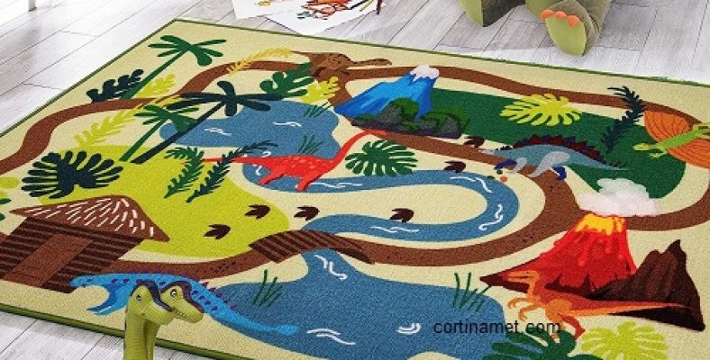 alfombras de dinosaurios