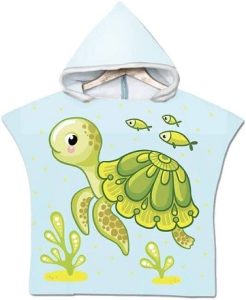 toalla poncho playa bebé